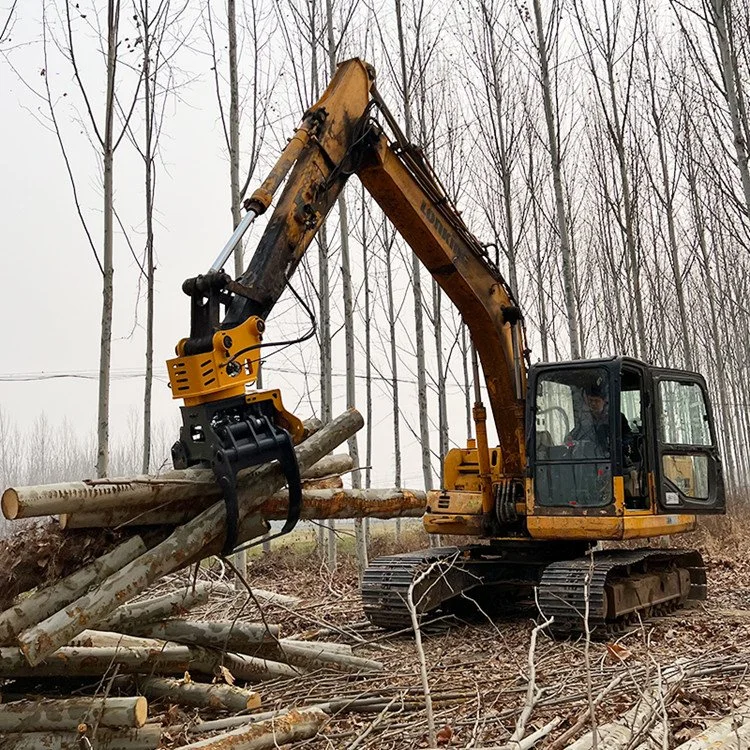 excavator tree saw