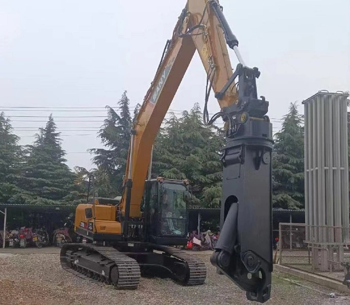 metal shear attachment for excavator