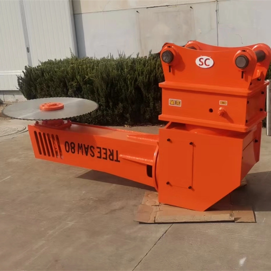 skid steer with tree saw