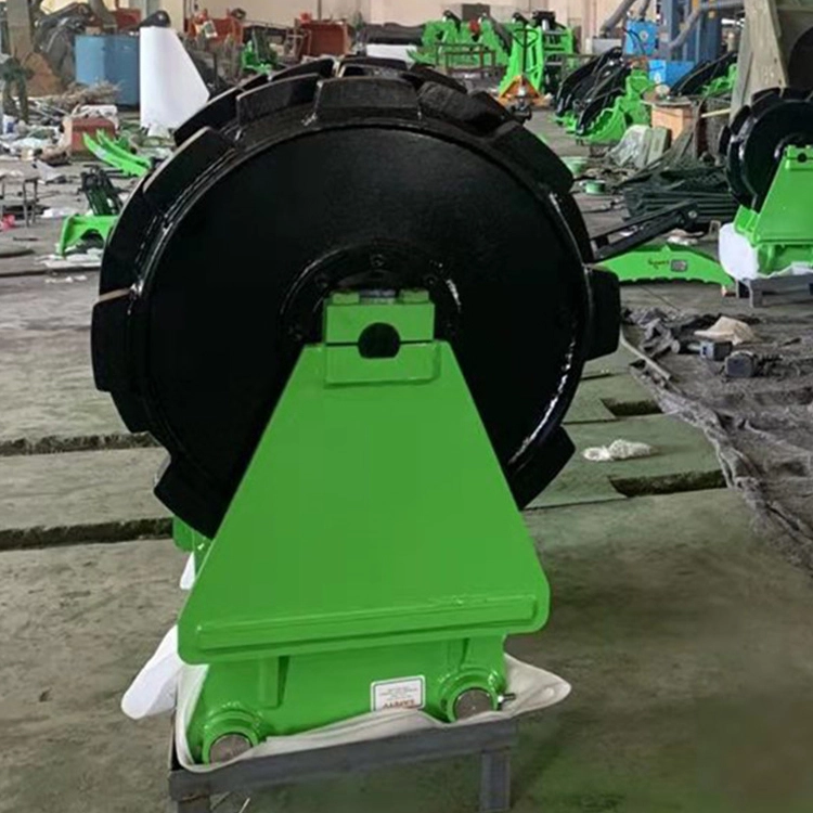 roller compactor attachment for excavator