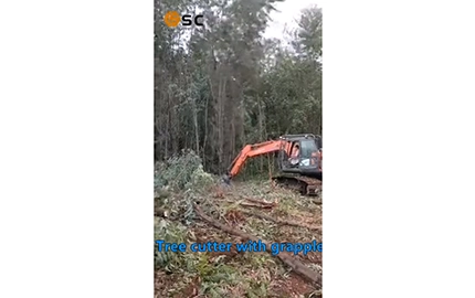 Tree Shear With Grapple