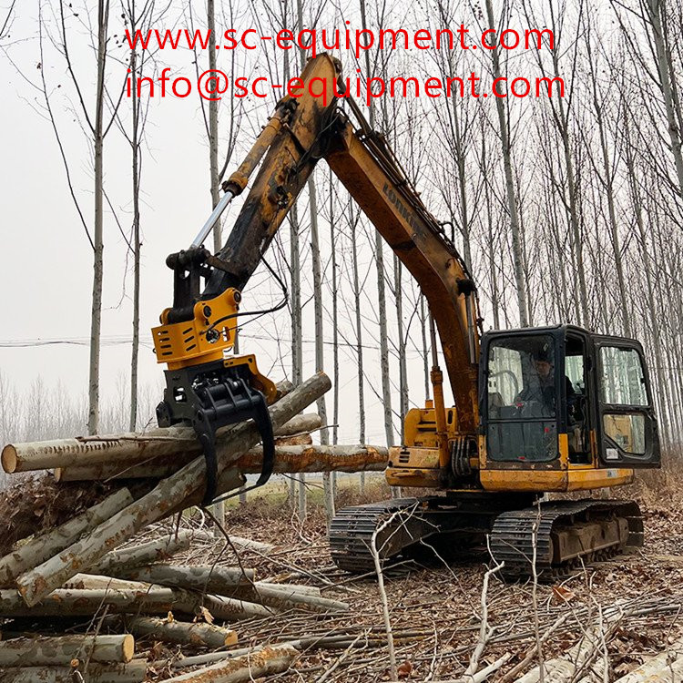 grapple saw excavator attachment factory